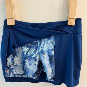 Adidas navy tennis pickleball skirt size large